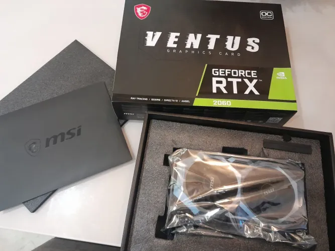 Placa de vídeo - RTX 2060 12GB MSI VENTUS