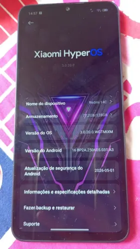 Vendo outro troco celular redmi 14c por outro celular