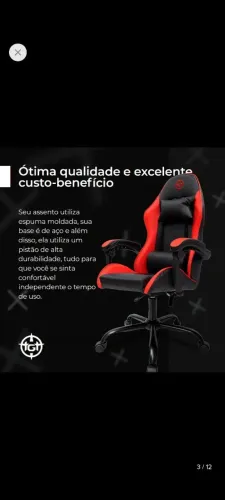 CADEIRA GAMER TGT PRESIDENTE - R$ 399.00