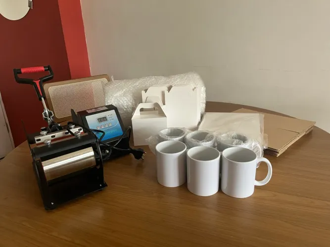 kit sublimação de caneca