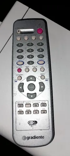 Controle remoto gravador de DVD Gradiente original/usado