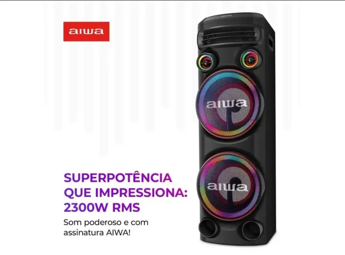 torre de som waiwa 2300 watts 
