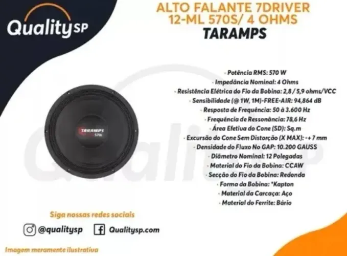 Alto falante taramps