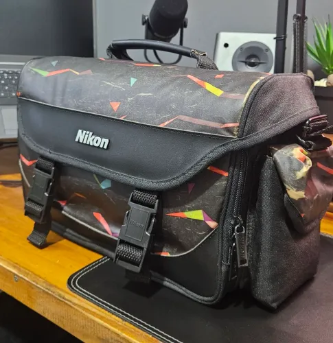 Bolsa tipo carteiro para camera da Nikon original