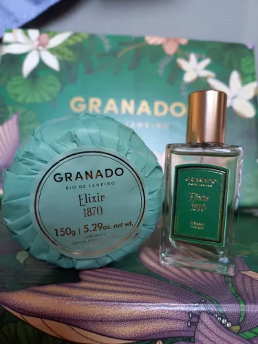 Kit Granado Elixir 1870 - Sabonete em barra e Perfume