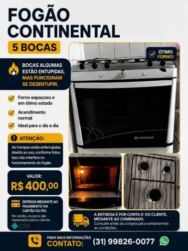 Fogão continental