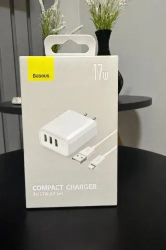 Carregador 17w USB com Cabo Lightning Baseus - Novo e Lacrado - Pronta Entrega!!