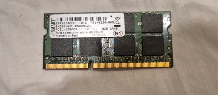 MEMÓRIA RAM 8GB DDR3 PARA NOTEBOOK (SO-DIMM)