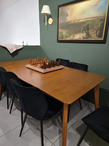 Mesa de Jantar Tok Stok Madeira