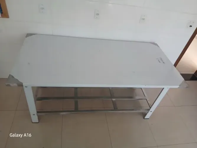 MESA INOX 1.90X0.90 - NOVO