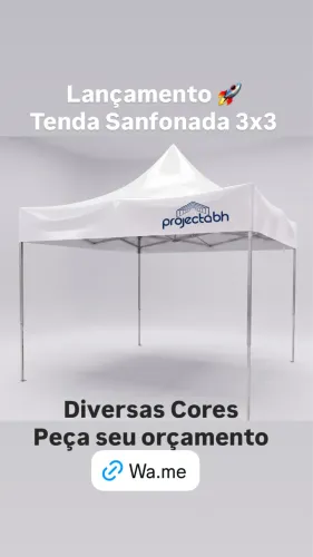 Tenda Sanfonada 3x3 direto da fábrica