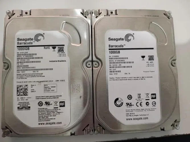HD Seagate BarraCuda 1TB 7200 RPM Sata 3 3.5" (ST1000DM010)
