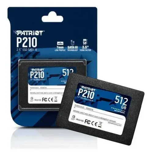 SSD Interno Patriot P210 512GB SATA 2.5"