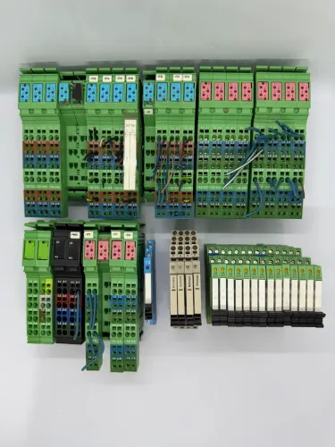 Lote Phoenix Contact INTERBUS Módulos I/O CLP Entradas Saídas Digitais 24V