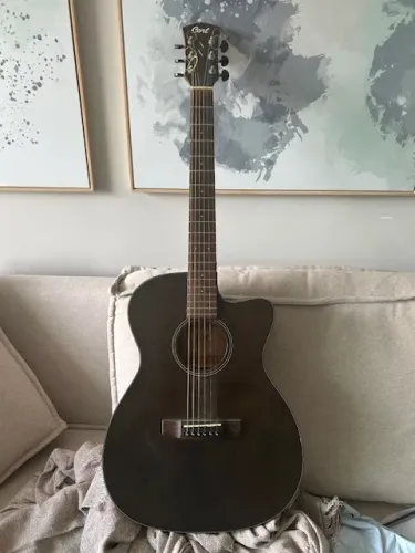 Violão Cort Core-OC Spruce | TODO SÓLIDO | Aço | EQ | Open Pore