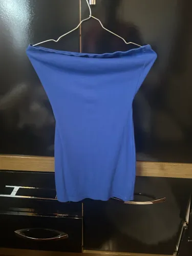 Vestido tubinho azul