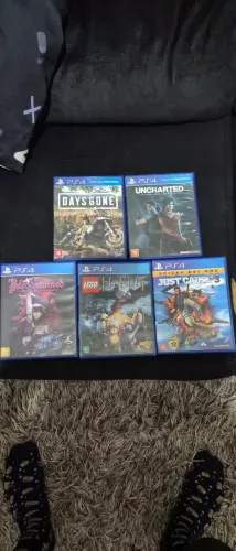 Jogos para playstation 4 (alguns com atualizações gratuitas para ps5)