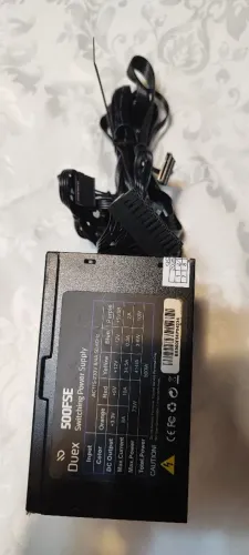 Fonte Duex 500FSE 500W - 414W 12V - Funcionando
