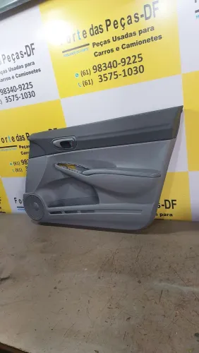 Forro De Porta Dianteiro Direito Do Honda Civic 2007/11