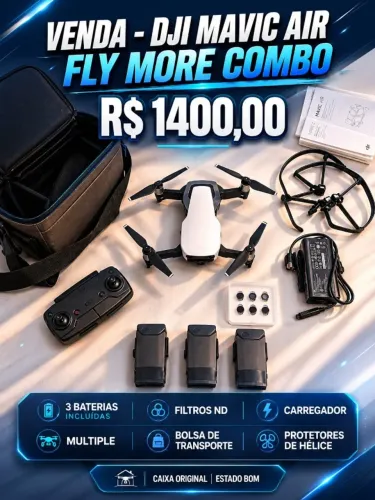 DJI Mavic Air Fly More Combo Completo | Excelente Estado |