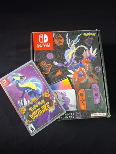 Nintendo Switch Oled Edições Pokémon + Jogo Pokémon Scarlet