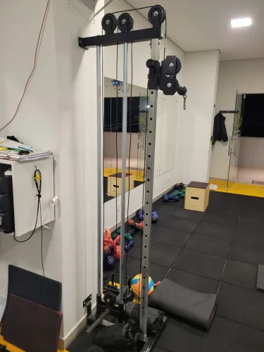 Monocross over fixo para anilhas academia