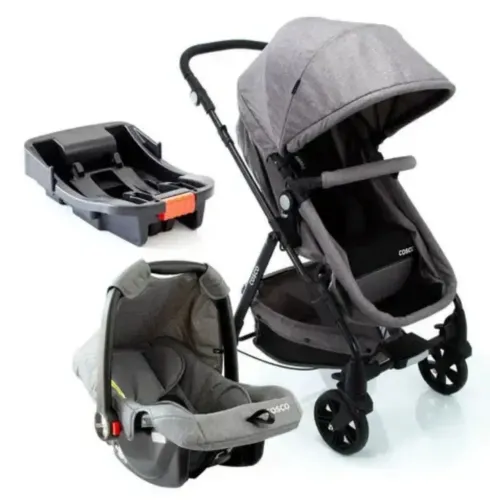 Carrinho de bebê Cisco+bebê conforto+base para carro