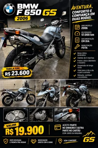 BMW F 650 Gs/dakar 2006
