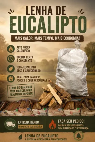 Lenha de Eucalipto 