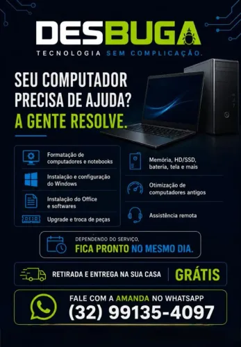 Manutenção de Computador e Notebook