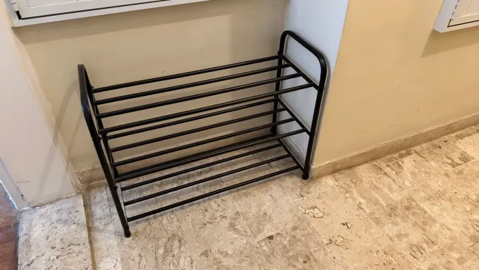 Sapateira Metal Preta