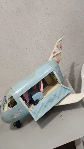Avião antigo da Barbie 1980