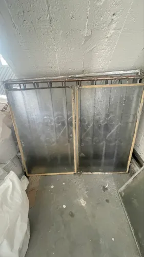 Janela com vidro 120x1m