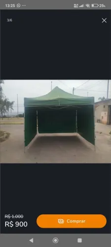 Vendo barraca 3x3 