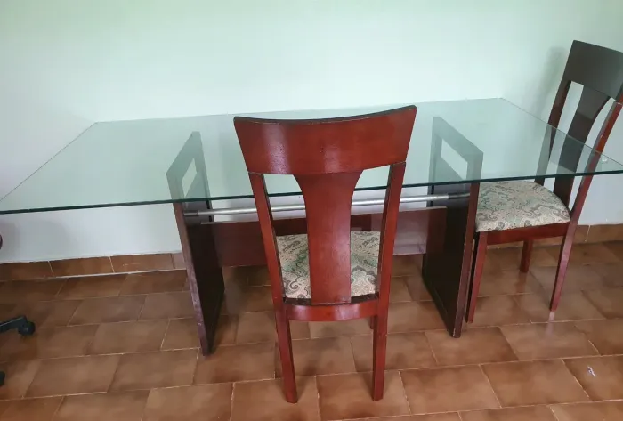 Mesa de vidro Grande 200,00