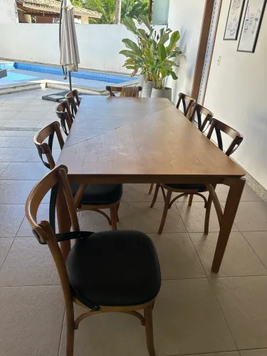 CADEIRA AREA GOURMET EM MADEIRA - ÁREA INTERNA/EXTERNA