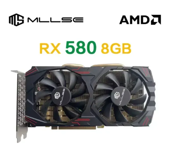 Placa De Vídeo Mllse Amd Radeon Rx 500 Series Rx 580