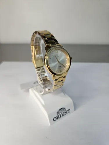 Relógio Quartz Aço Dourado Orient