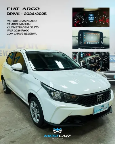 Fiat Argo Drive 1.0 6V Flex 2025