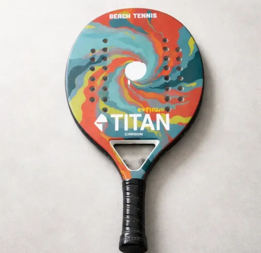 Raquete de Beach Tennis Titan Explosio Carbon - Oportunidade!