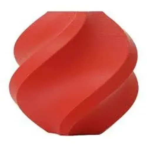 FILAMENTO BAMBULAB PLA LITE VERMELHO SEM CARRETEL (REFIL)