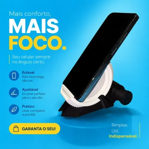 Porta Celular Impresso em 3D