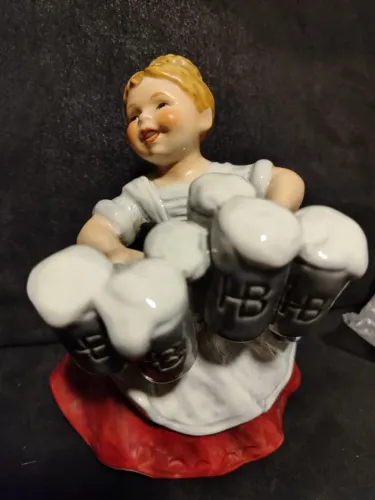 Estatueta Goebel alemã garçonete oktoberfest 1972f