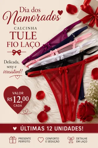 Promoção- Calcinha tule.