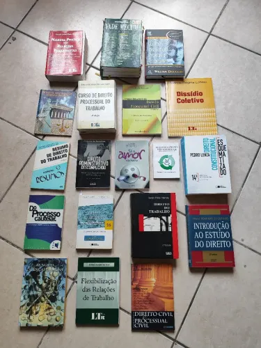 Livros de direito, preço de todos os livros....