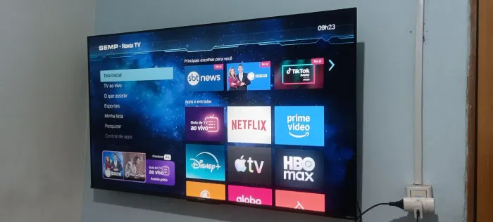 Televisão Semp Roku 50 polegada 4k 