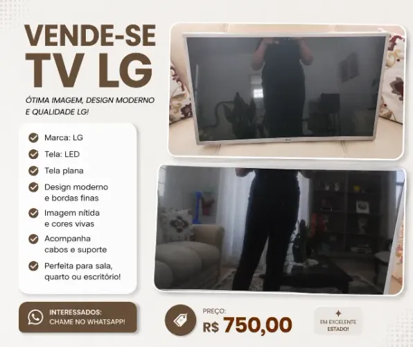 ? TV LG LED 32? - Excelente estado