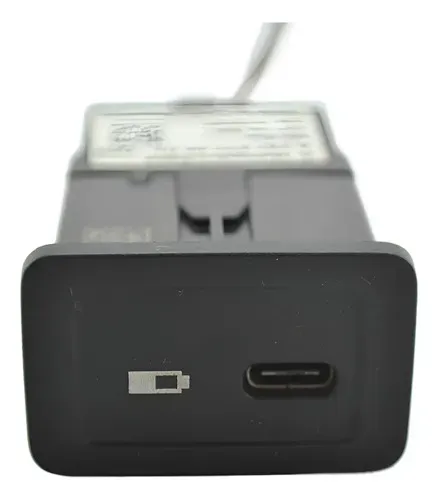 Entrada Usb Tipo C Console Mercedes Sprinter 2021 Original Preto