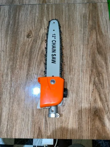 Ponteira Motopoda Adaptador Roçadeira + Sabre + Corrente