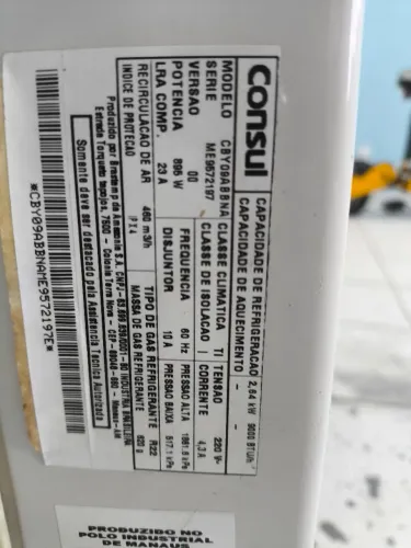 Ar-condicionado Consul Split 9.000 BTUs ? 220V